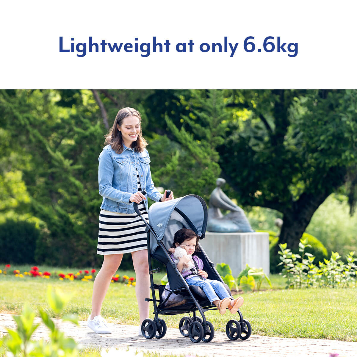 Lightweight city outlet stroller