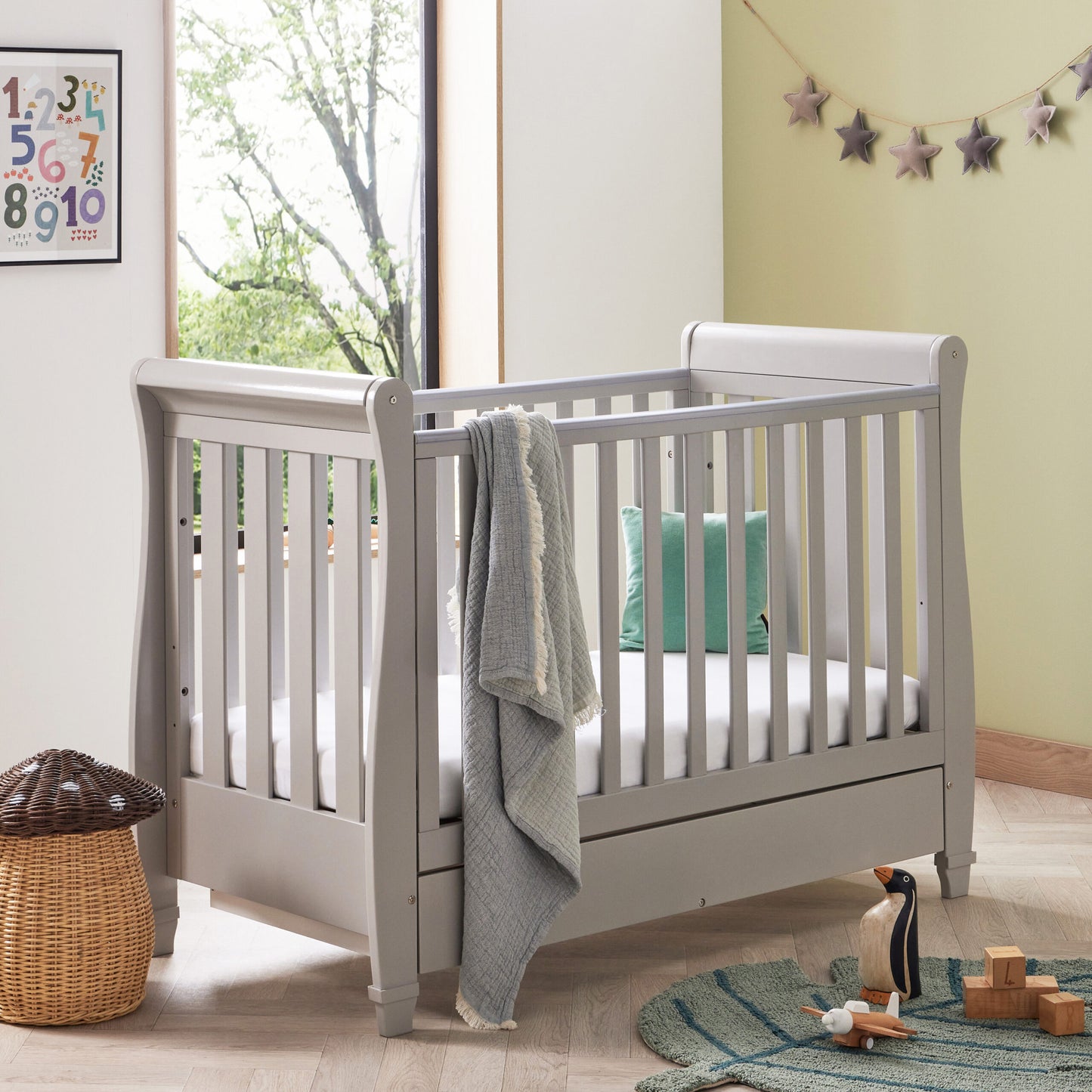 Babymore Eva 2 Piece Nursery Room Set – grey  * PRE ORDER JANUARY