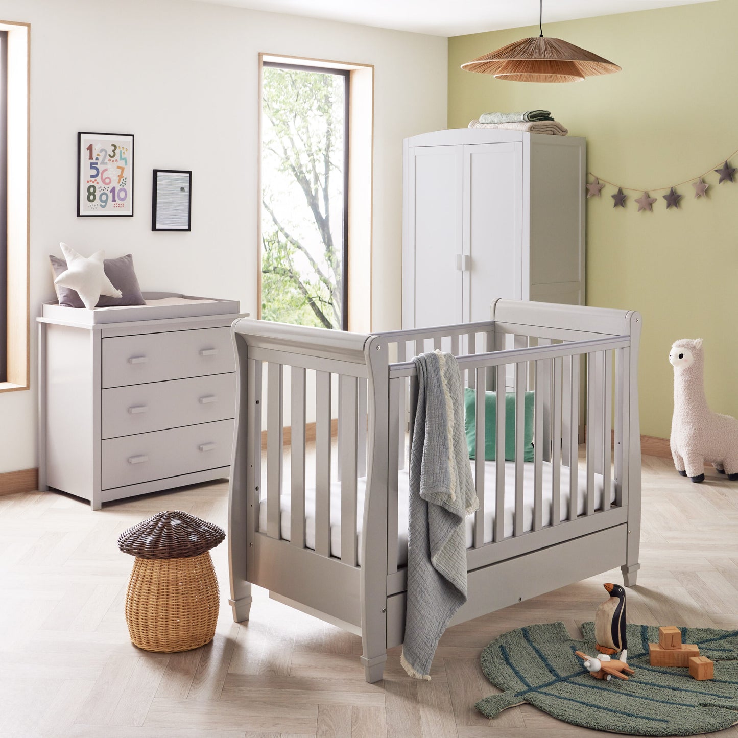 Babymore Eva 3 Piece Nursery Room Set – grey  * PRE ORDER JANUARY