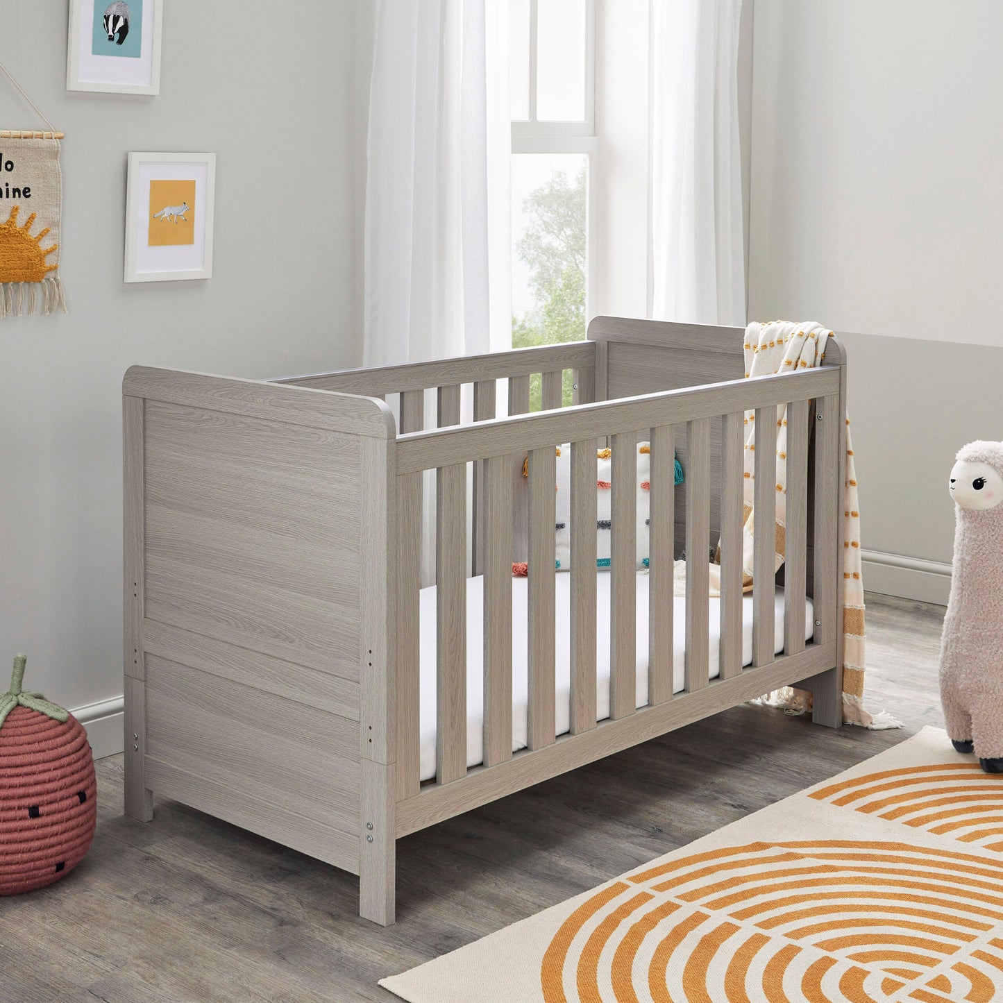 Babymore Caro 2 Piece Nursery Room Set – Grey Wash SALE