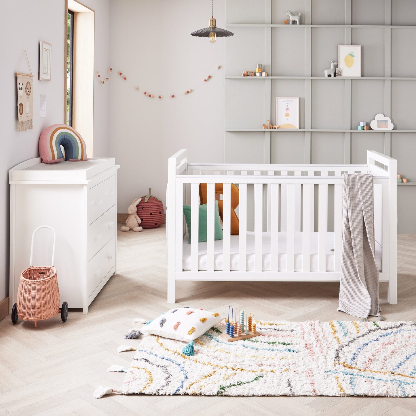 Babymore Velvet Deluxe 2 Piece Nursery Room Set SALE