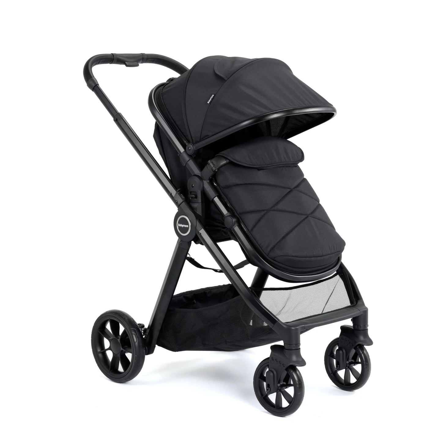 Babymore Mimi Travel System Pecan i-Size Car Seat  – Black  -