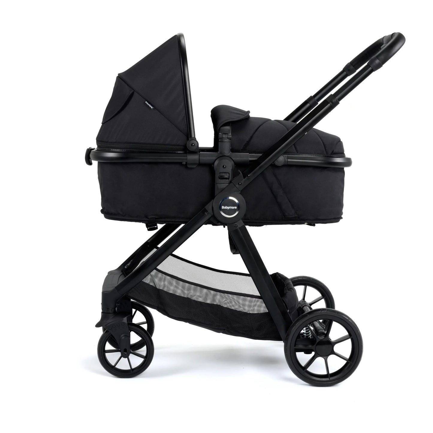 Babymore Mimi Travel System Pecan i-Size Car Seat  – Black  -