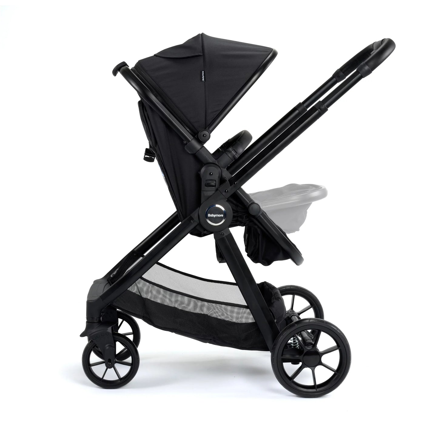 Babymore Mimi Travel System Pecan i-Size Car Seat  – Black  -