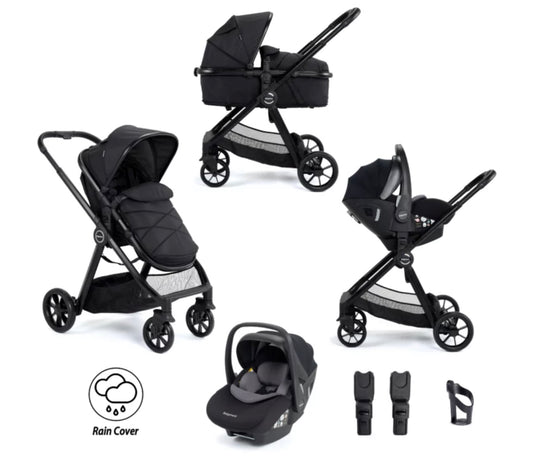 Babymore Mimi Travel System Pecan i-Size Car Seat  – Black  - *Feb offer