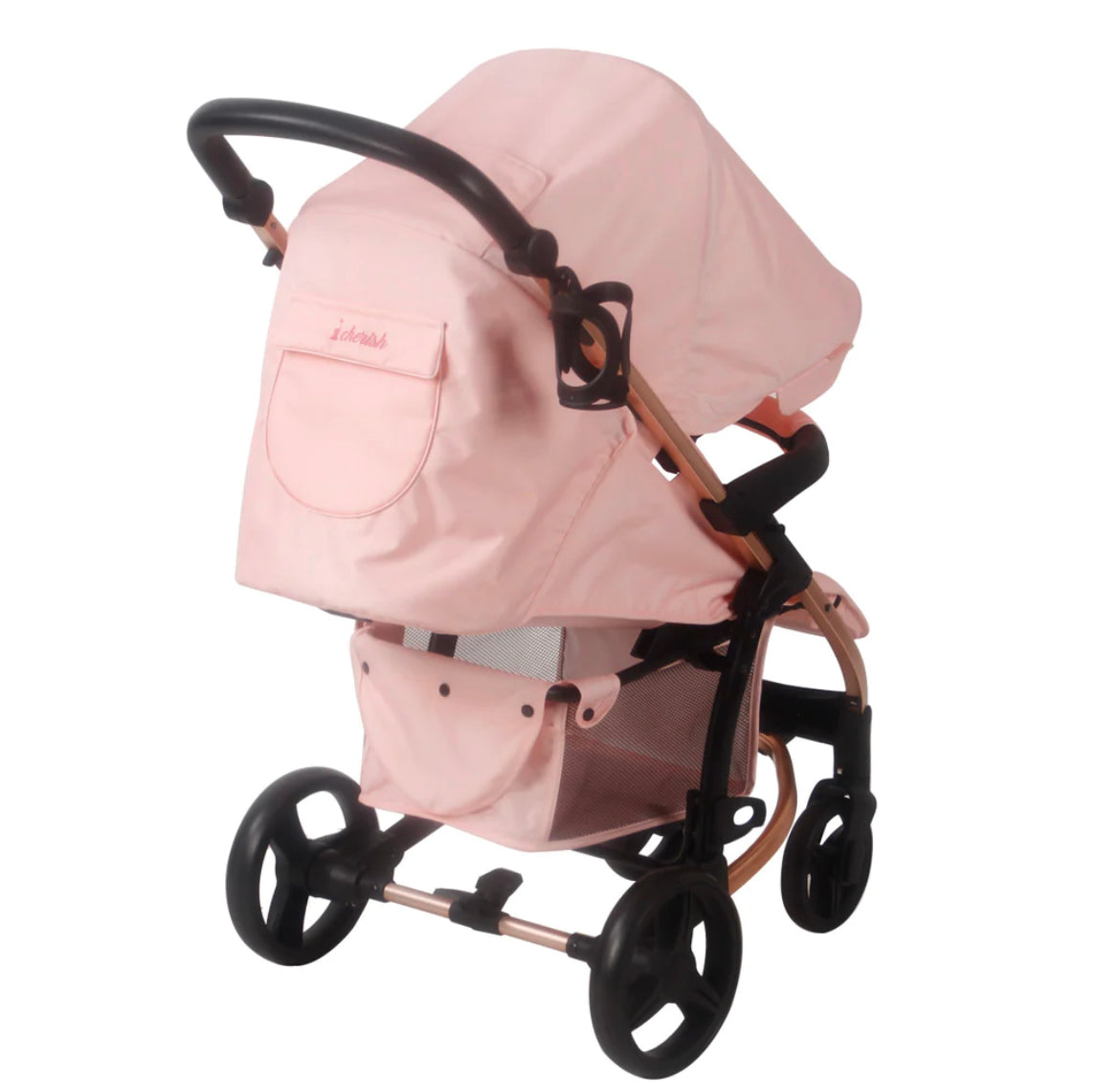 My babiie grey and rose gold travel system online