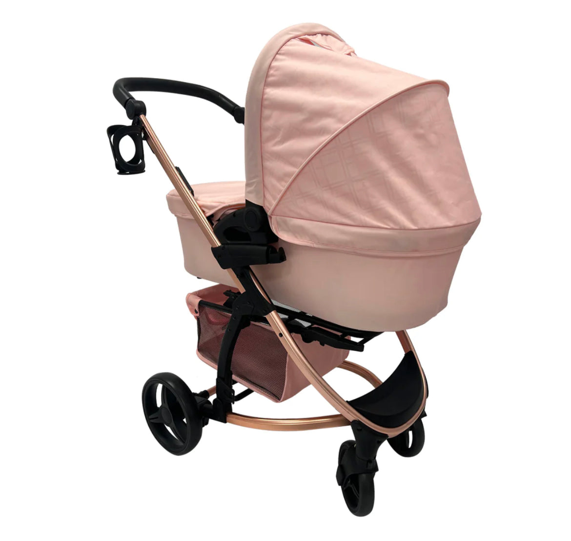 My babiie pink discount butterfly travel system