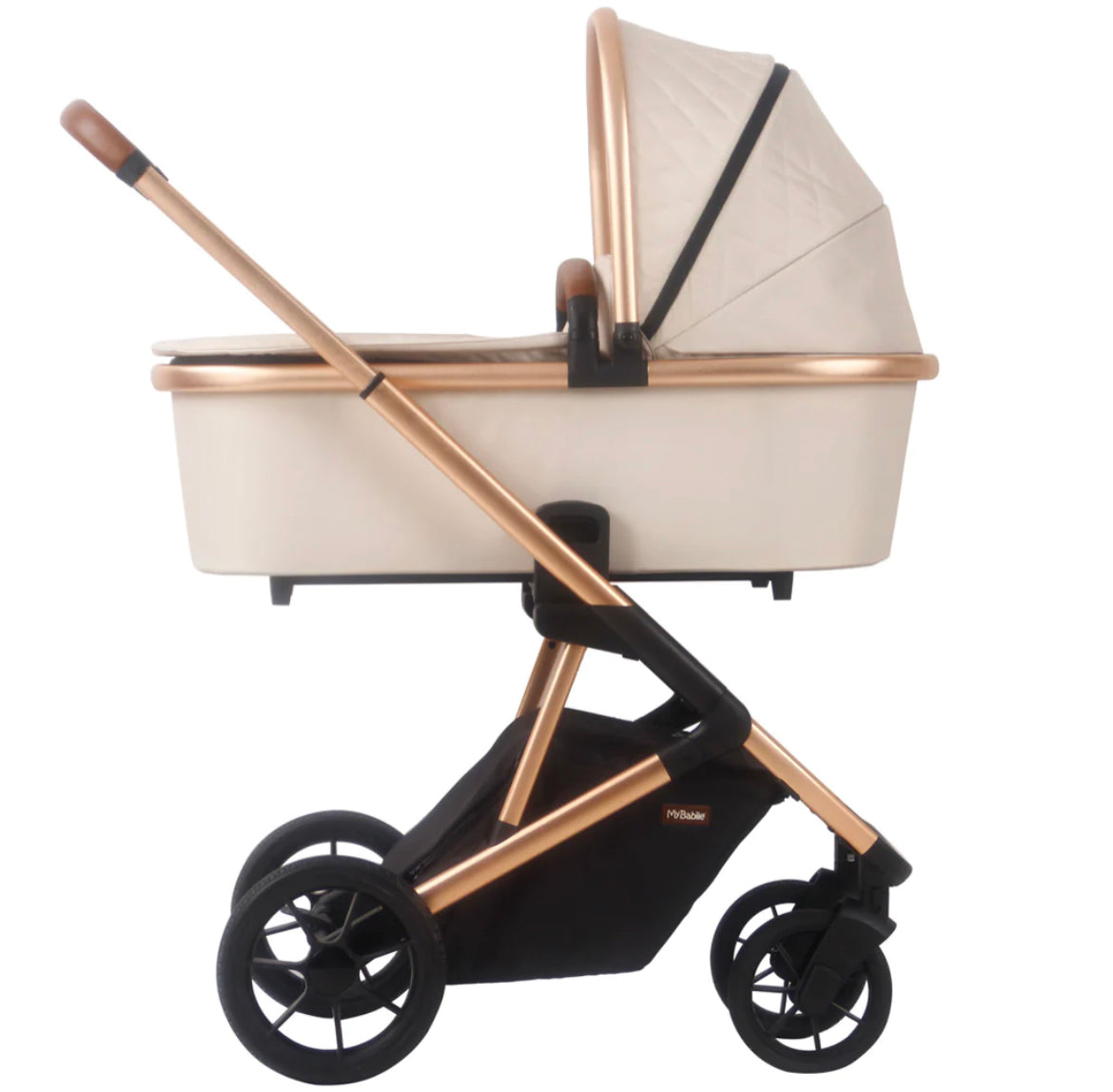 My Babiie MB500 Dani Dyer Rose Gold Stone iSize Travel System Jolly Tots