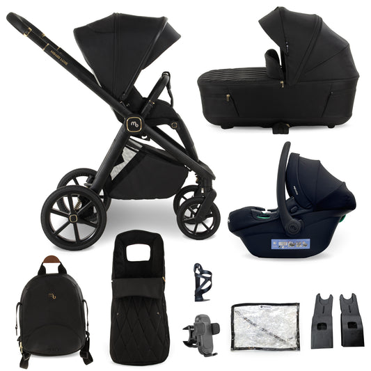 My Babiie MB450 LUXE 3-in-1 Travel System - Black Pre Order Mid October Delivery