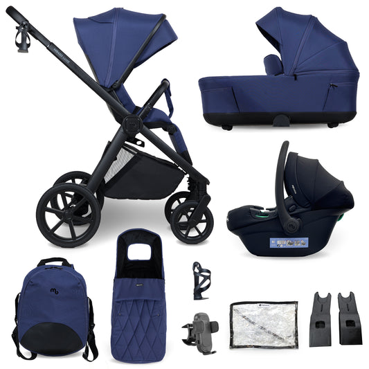 My Babiie MB450 LUXE 3-in-1 Travel System - Indigo Pre Order Mid October Delivery