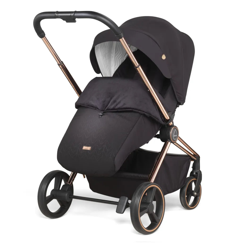 Mee-Go Pure 3in1 Travel System With Rose Gold Chassis-Dusty Rose
