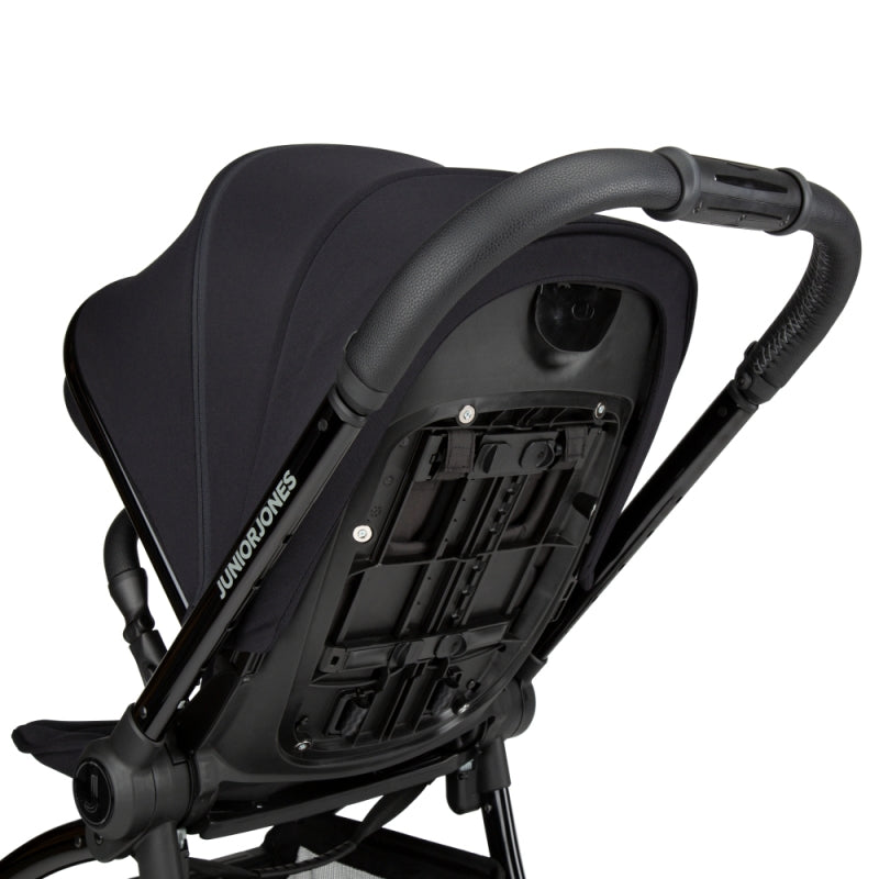 Junior Jones Aylo 2in1 Pram Bundle-Rich Black/Black