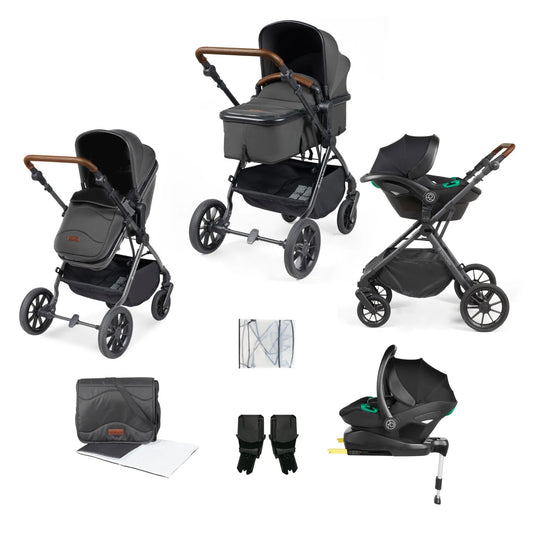 Ickle Bubba Cosmo All in One i-Size Travel System with ISOFIX Base - Graphite Grey *PRE ORDER END NOVEMBER