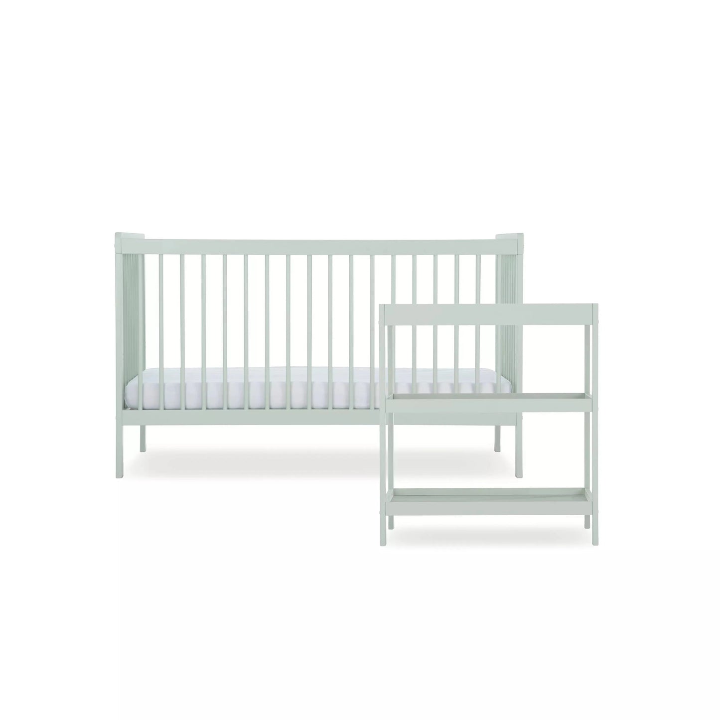 Cuddle Co Nola 2 Piece Nursery Furniture Set - sage green