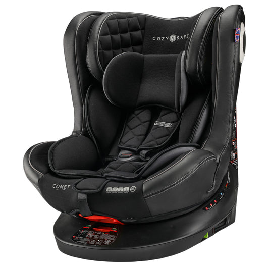 Cozy n Safe Comet Group 0+/1/2/3 360° Rotation car seat -Black