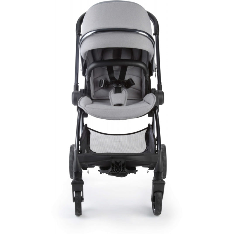 Junior Jones Aylo 2in1 Pram Bundle-Pebble Grey/Gun Metal