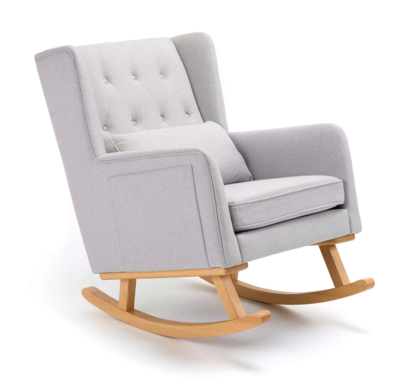 Babymore Lux Nursing Chair with Footstool – Grey SALE