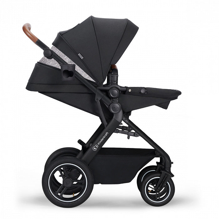 Travel system stroller hot sale with rubber wheels