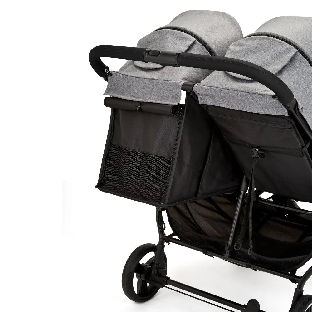 Ickle Bubba Venus Double Stroller - Space Grey