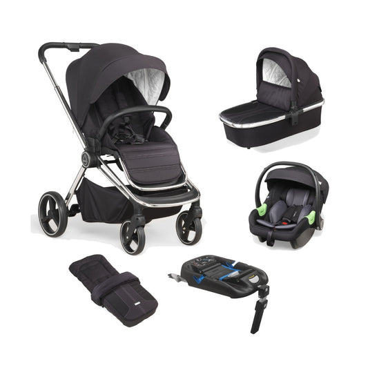Mee-Go Pure 10 Piece Bundle With Silver Chassis-Allegra Black