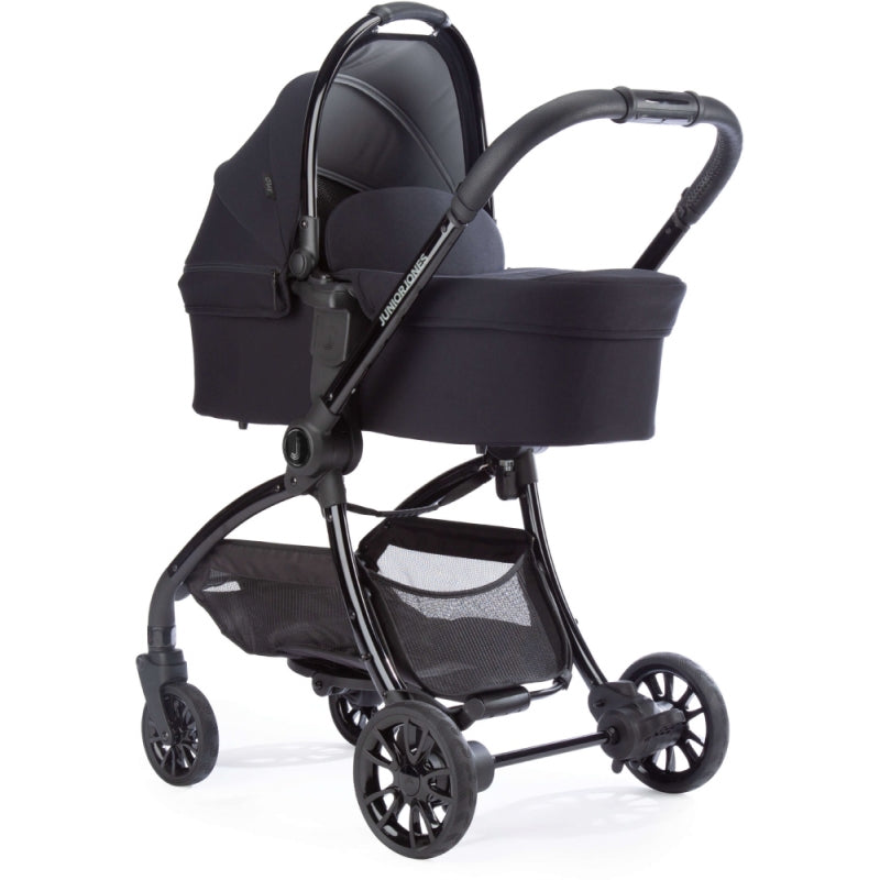 Junior Jones Aylo 2in1 Pram Bundle-Rich Black/Black