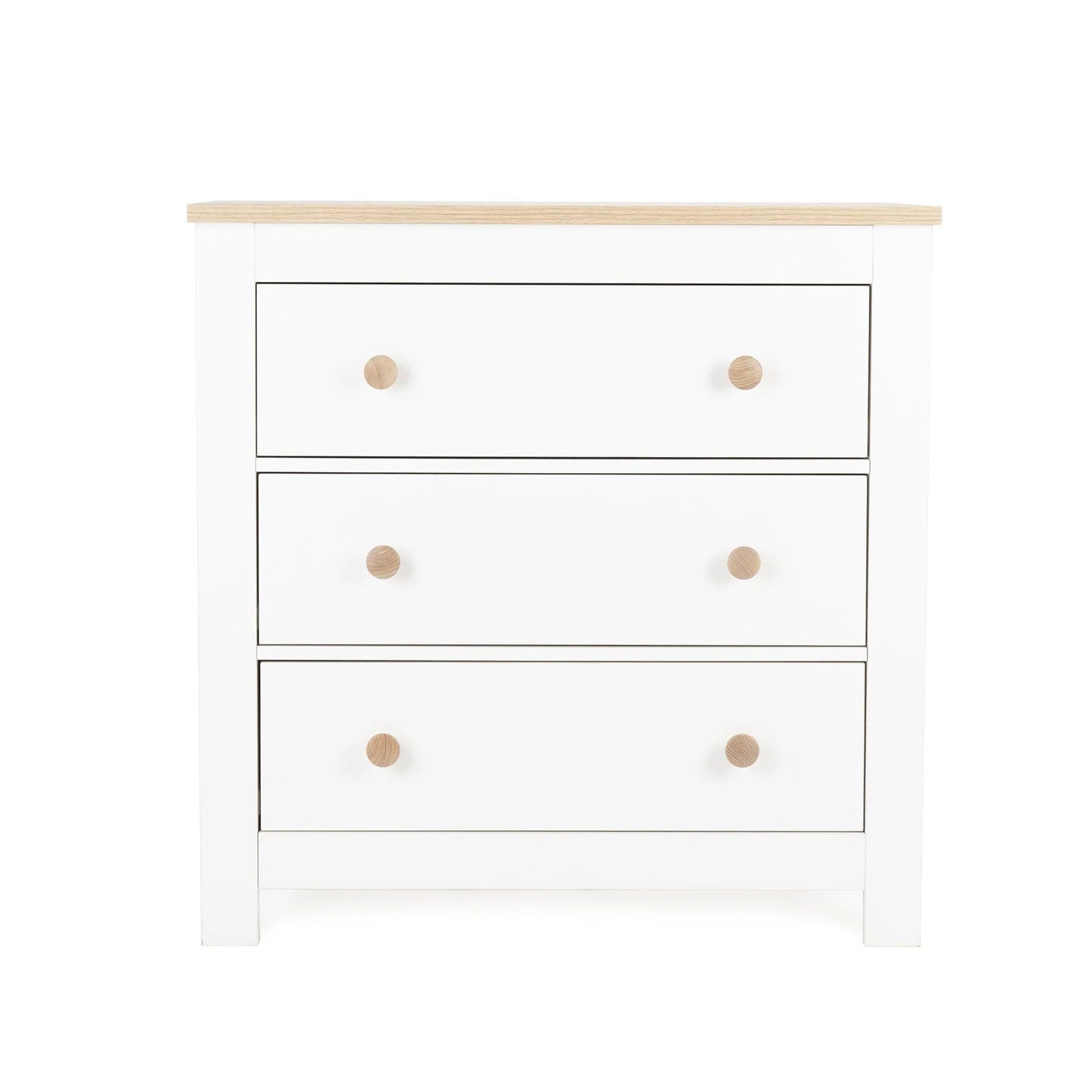 Cuddle Co Aylesbury 3 Drawer Dresser & Changer - White & Ash