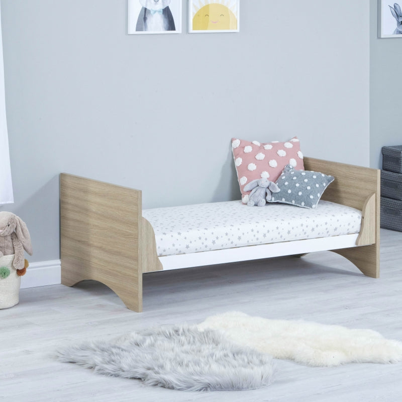 Babymore Veni 2 Piece Furniture Room Set-Oak & White SALE