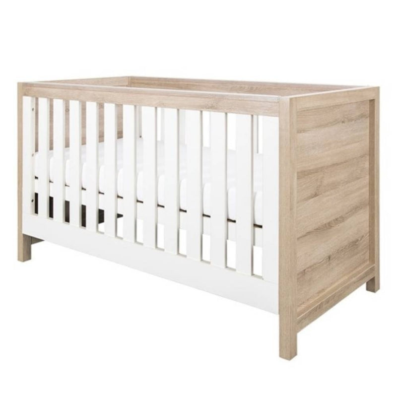 Tutti Bambini Modena Cot Bed-Oak & white