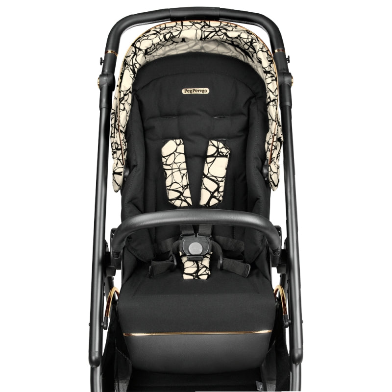 Peg Perego Veloce Stroller-Graphic Gold