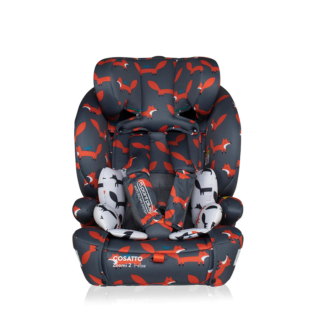 Cosatto Zoomi 2 i-Size Car Seat charcoal mr fox