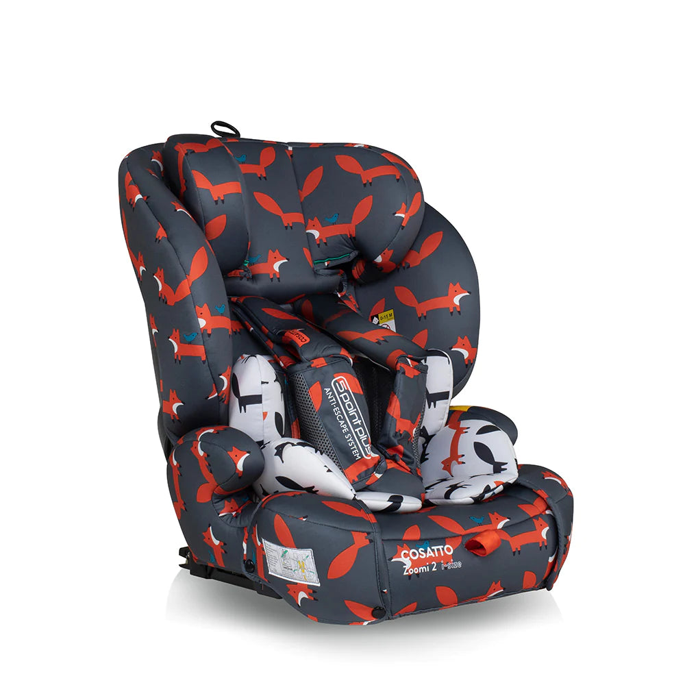 Cosatto Zoomi 2 i-Size Car Seat charcoal mr fox