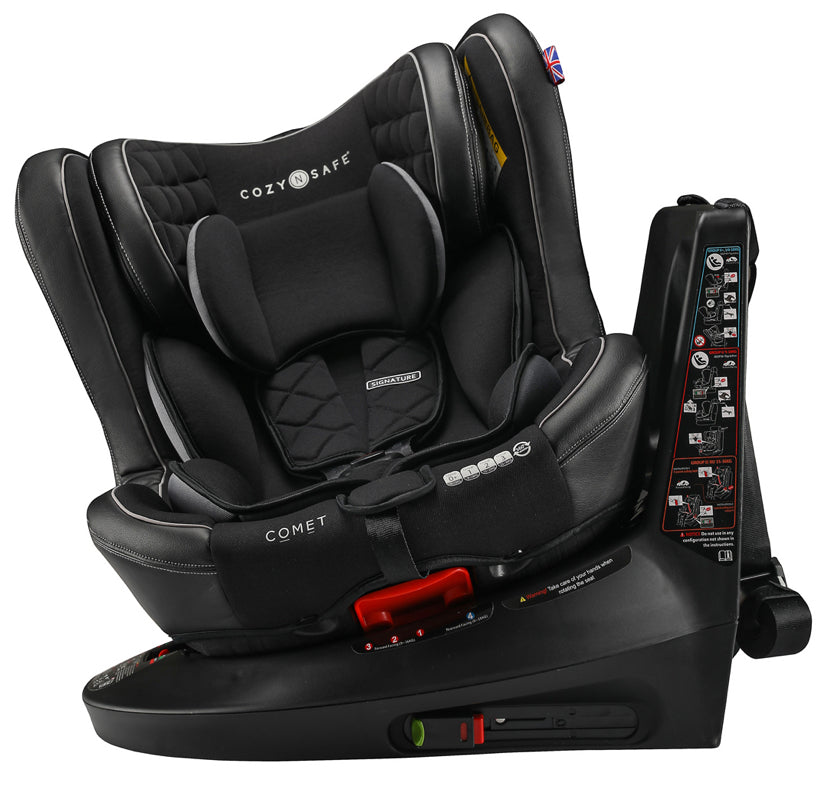 Cozy n Safe Comet Group 0 1 2 3 360 Rotation car seat Black