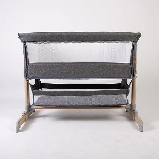 Una Bedside Crib - Adjustable Drop Side/Co-Sleeper Cot