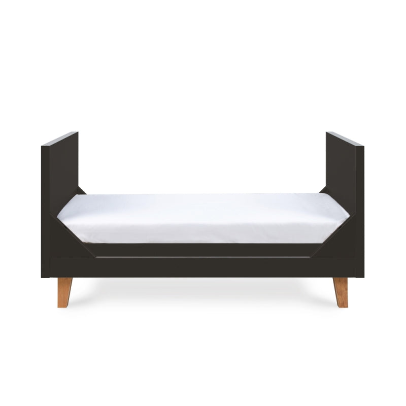 Tutti Bambini Como Cot Bed-  Slate Grey/ Rosewood