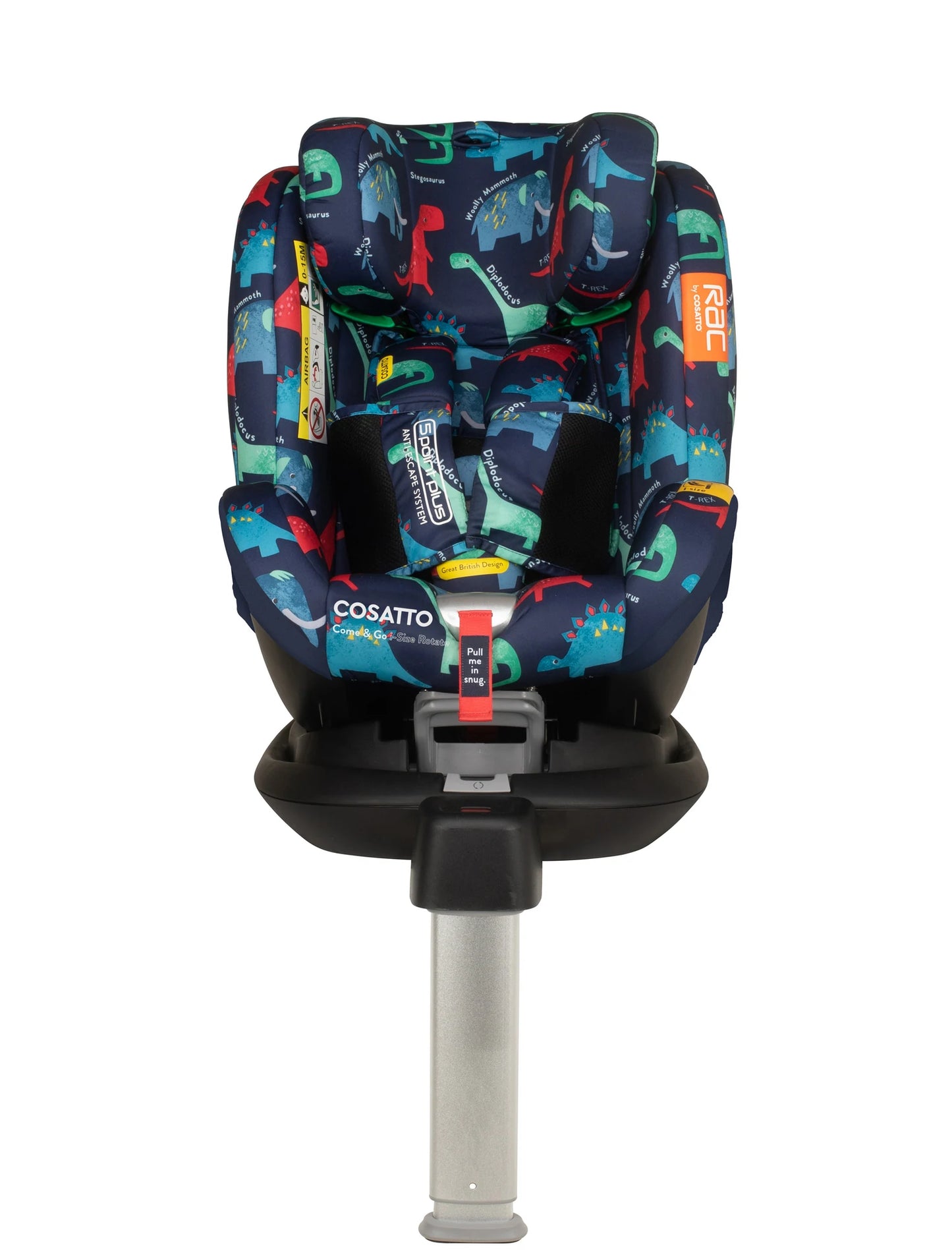 Cosatto RAC Come and Go i-size Rotate Car Seat -  D for Dino  (5PP)
