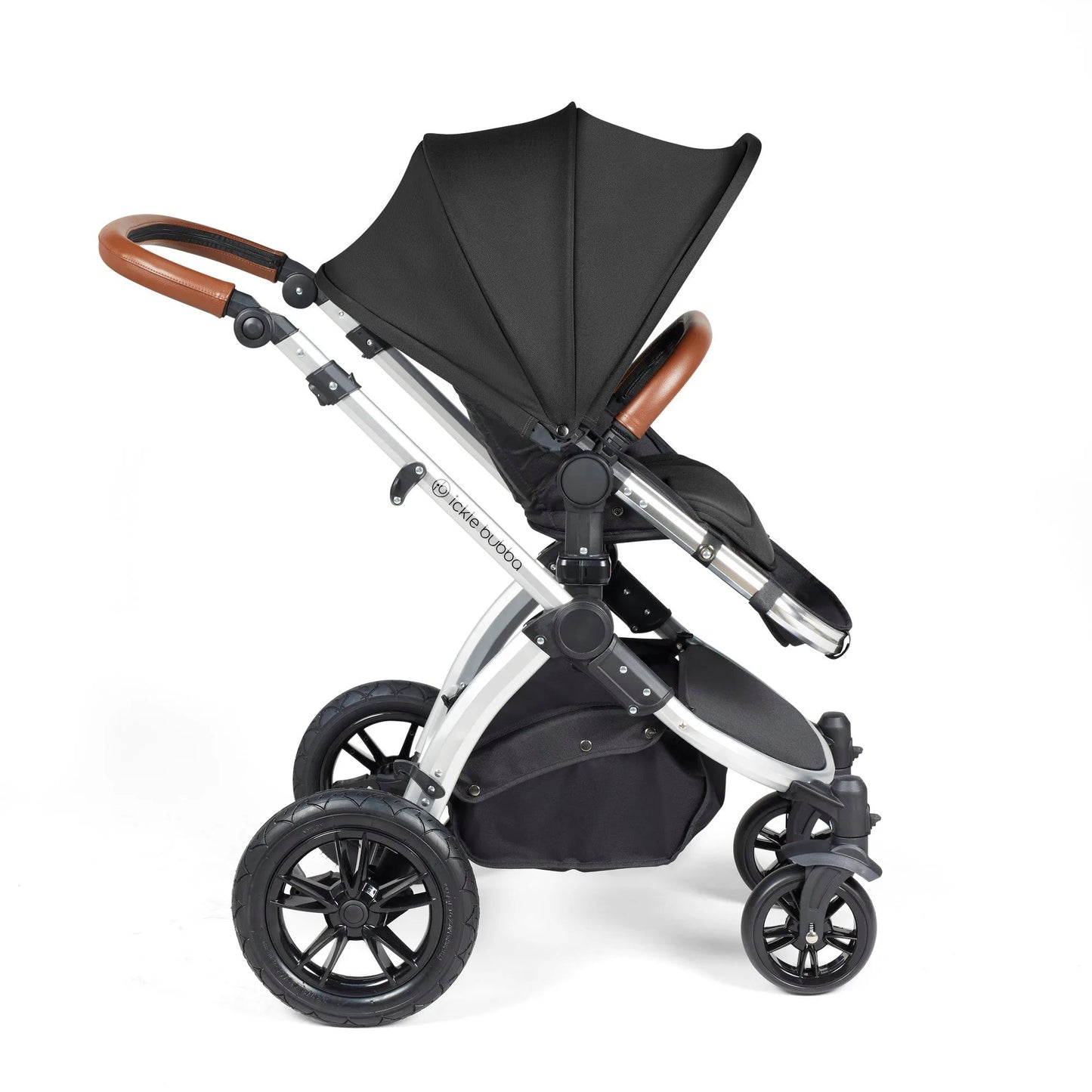 Ickle bubba Stomp Luxe All in One Premium i-Size Travel System with ISOFIX Base *Midnight -