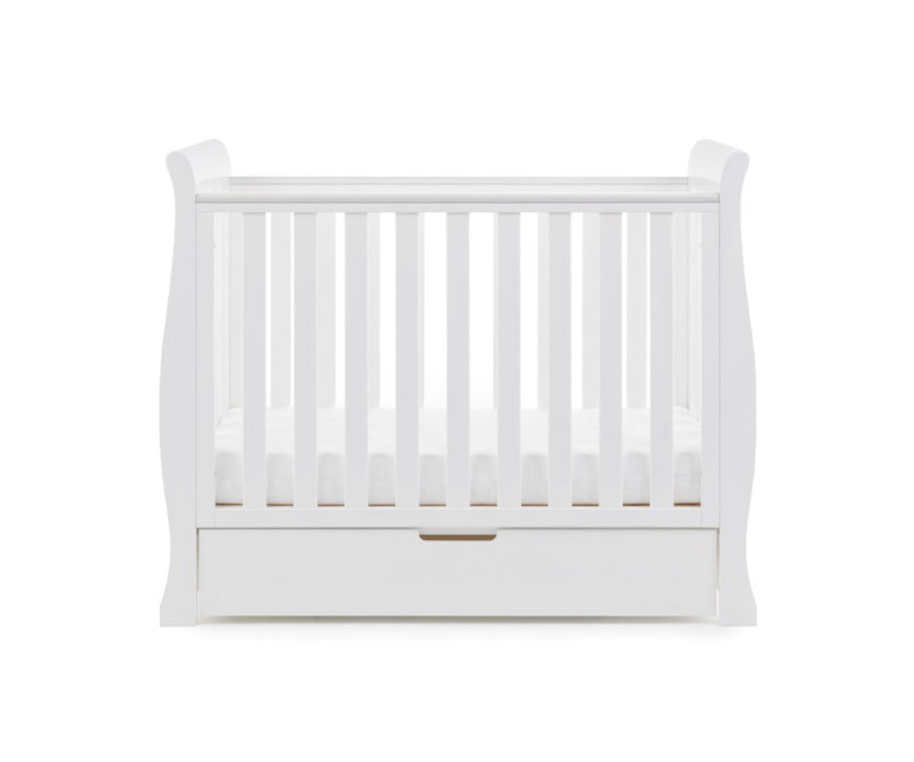 Obaby Stamford Space Saver Cot - White