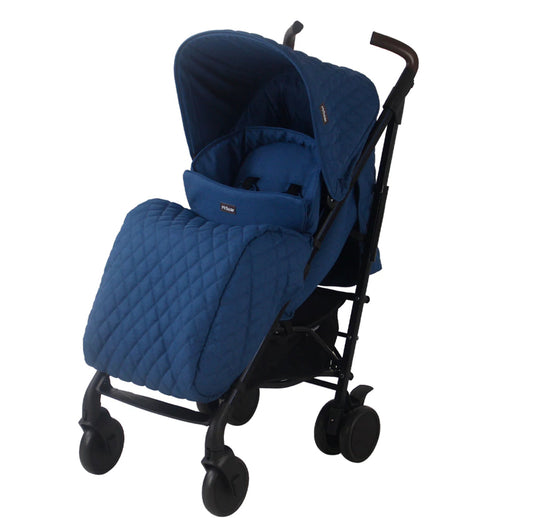 My Babiie - Quilted Navy Melange MB52 Lightweight Stroller