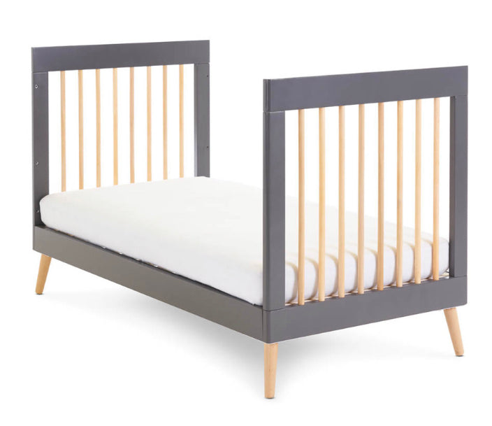 Obaby Maya Cot Bed - Slate with Natural