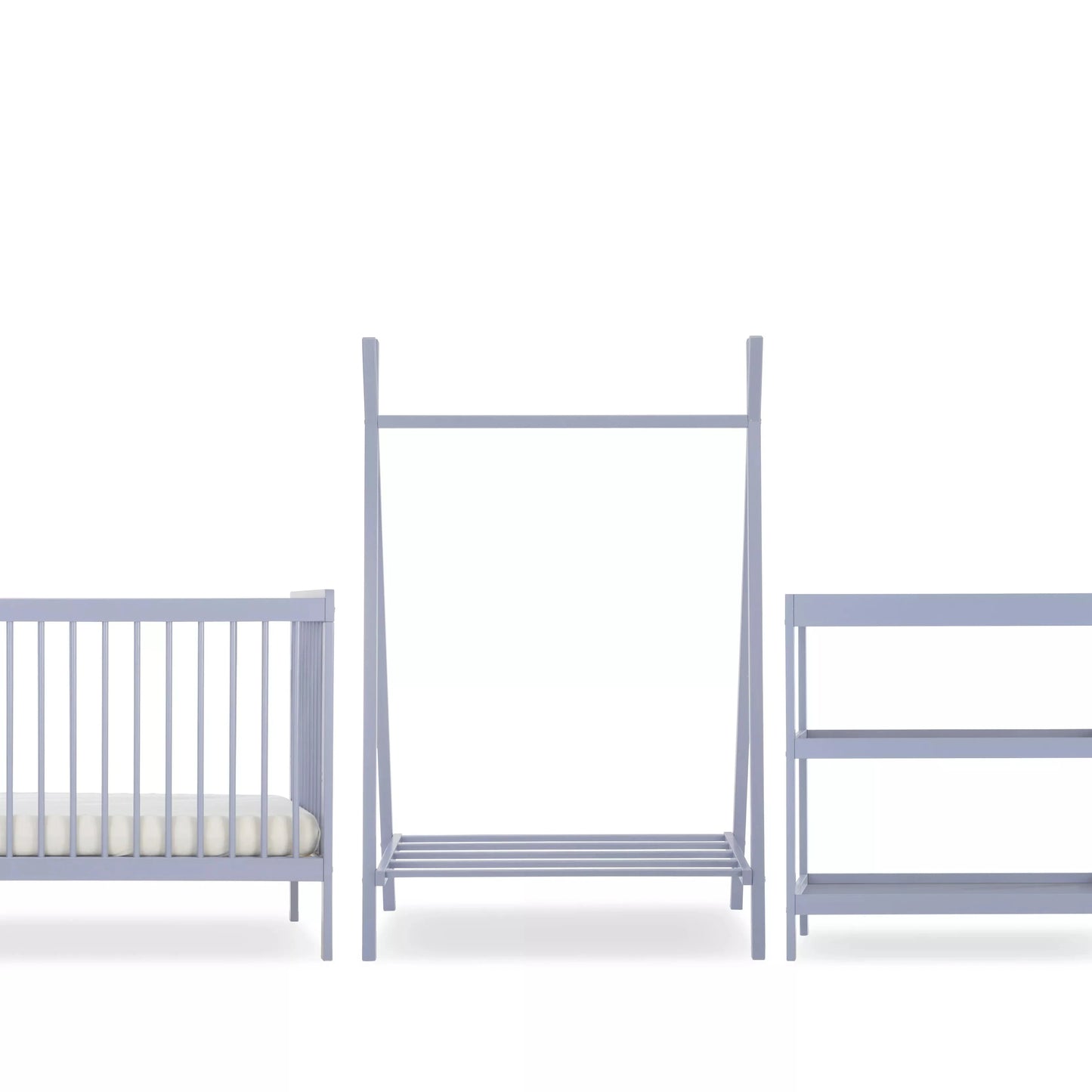 Cuddle Co Nola 3 Piece Nursery Furniture Set - Flint Blue