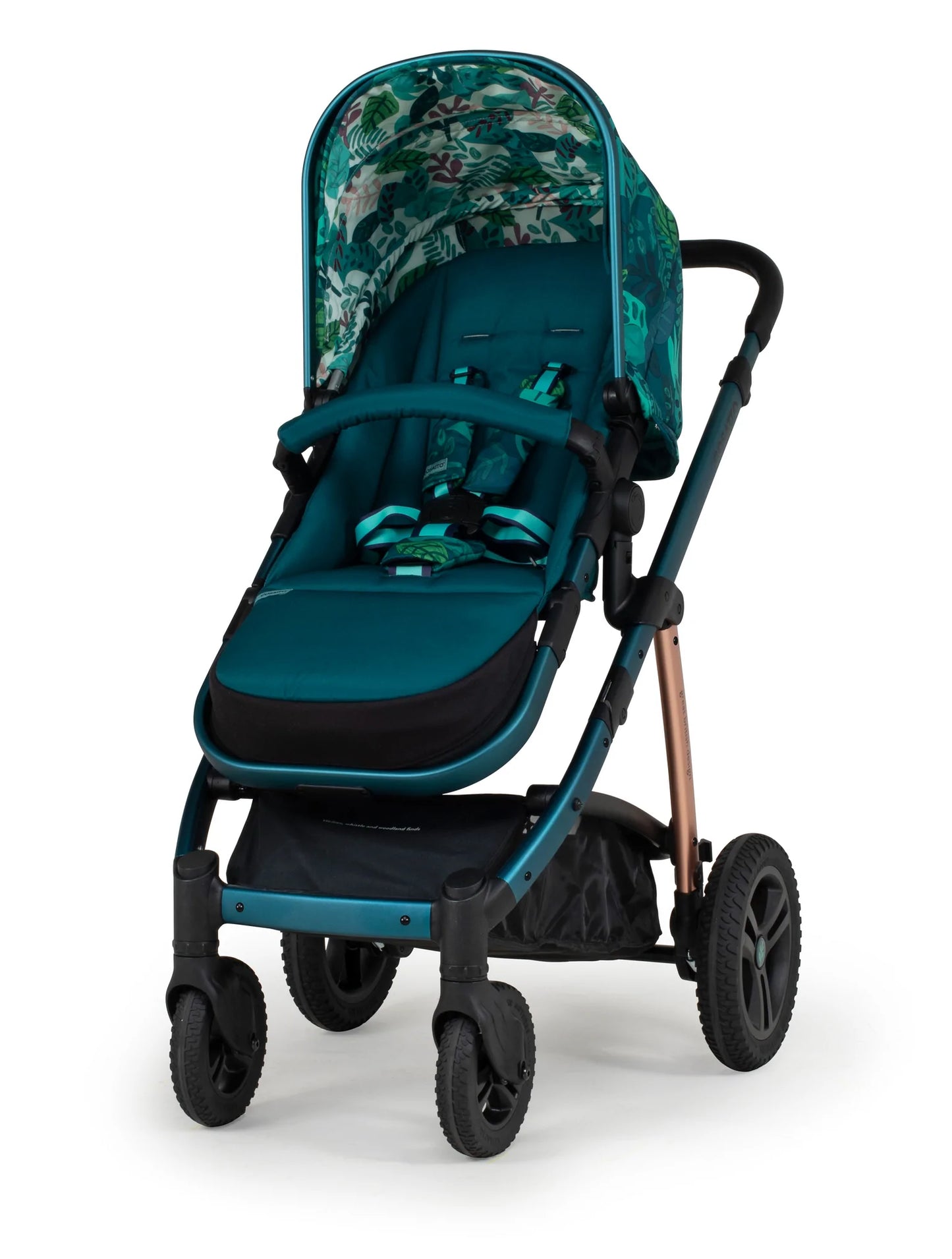 Cosatto Wow 2 Car Seat and i-Size Base Bundle Midnight Jungle