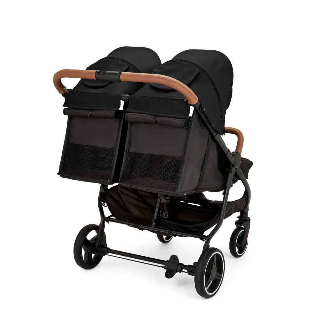 Ickle Bubba Venus Double Stroller - Black