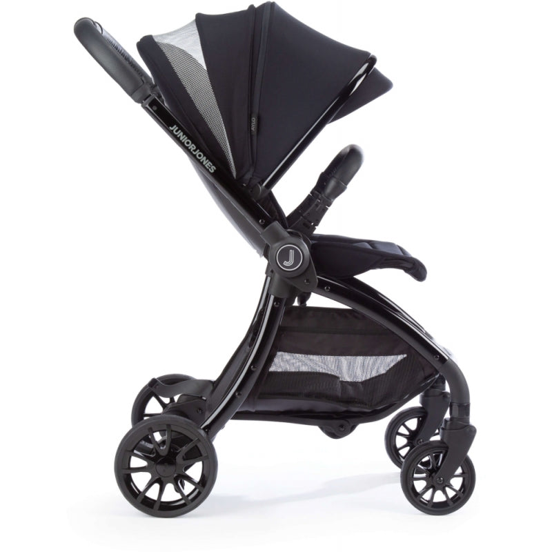 Junior Jones Aylo 2in1 Pram Bundle-Rich Black/Black