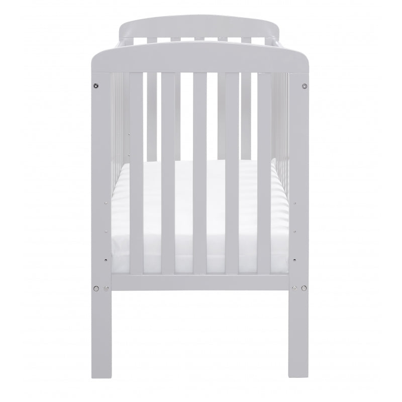 Grey space saver cot hotsell