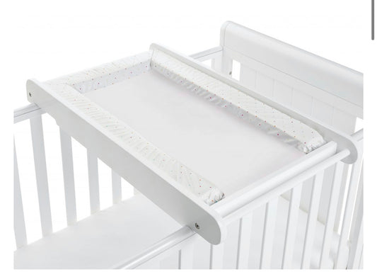 Babymore cot top changer - white *Feb offer