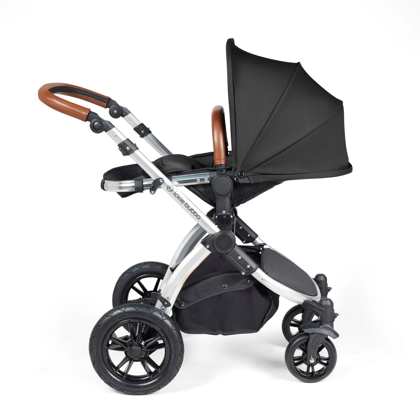 Ickle bubba Stomp Luxe All in One Premium i-Size Travel System with ISOFIX Base *Midnight -