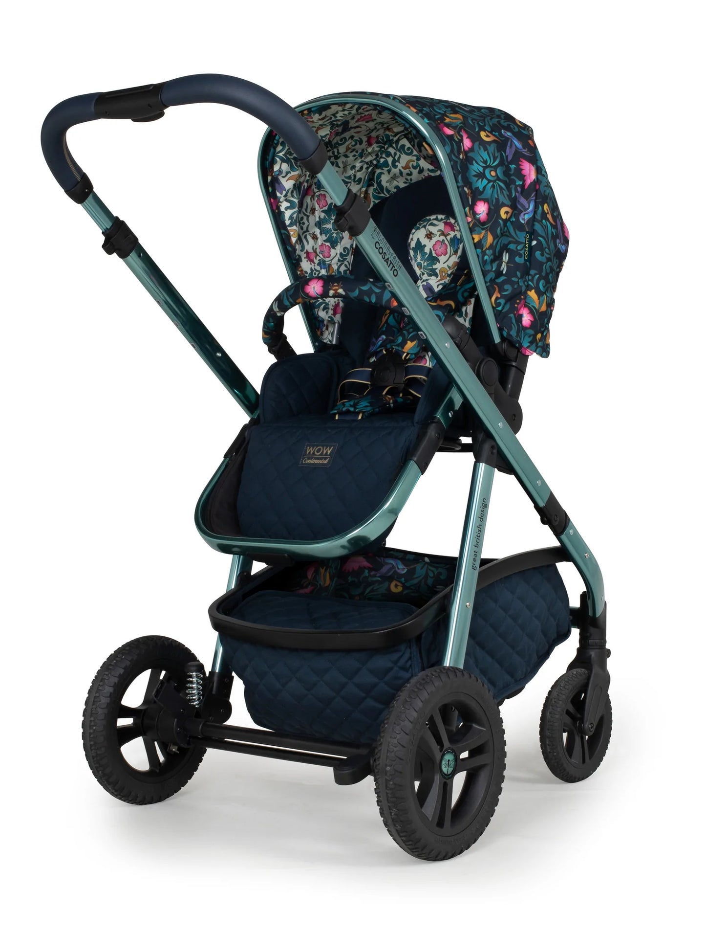 Cosatto Wow Continental Pram and Accessories Bundle Wildling Jolly Tots