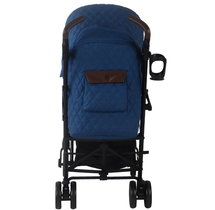 My Babiie - Quilted Navy Melange MB52 Lightweight Stroller