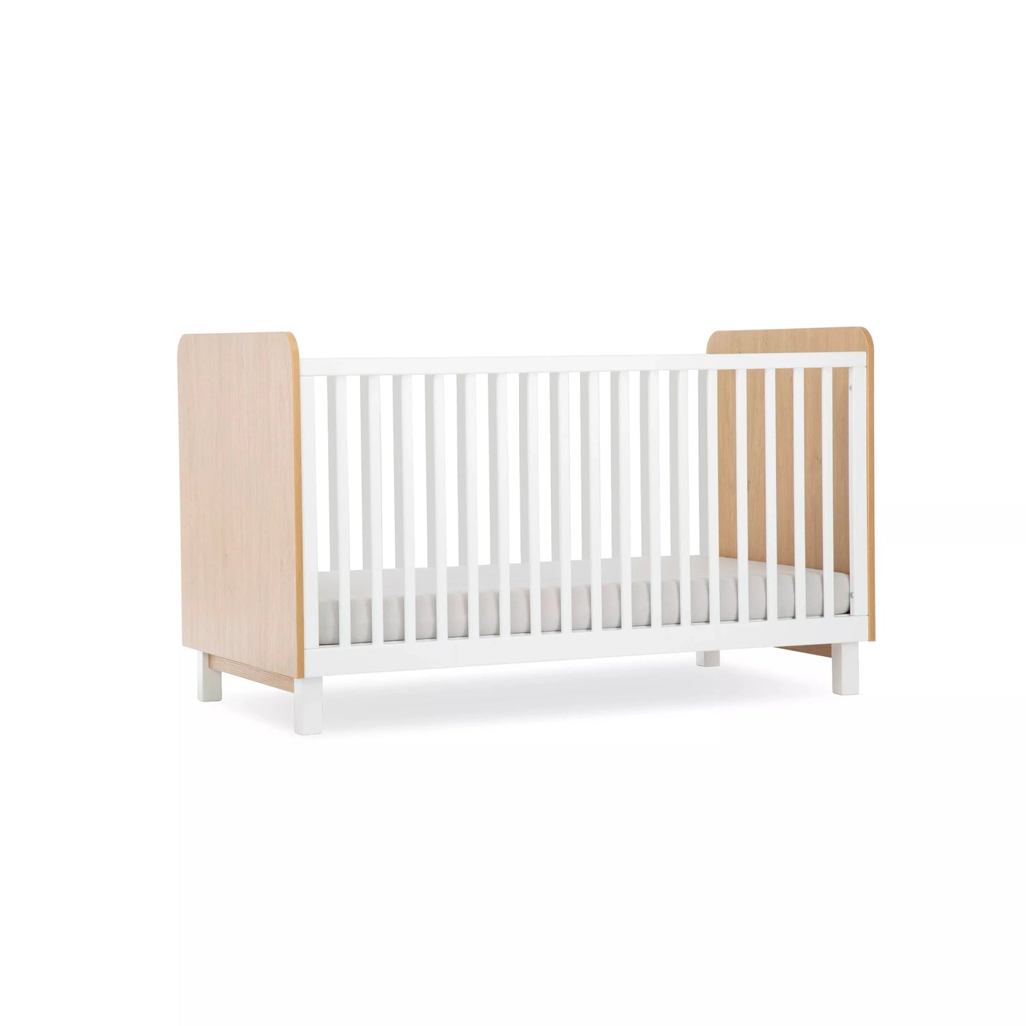 Cuddle Co Rafi 2 Piece Nursery Furniture Set - Oak & White *pre order end of November