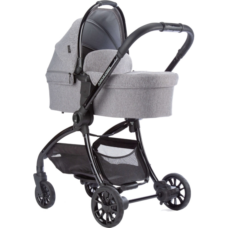 Grey and sales white pram